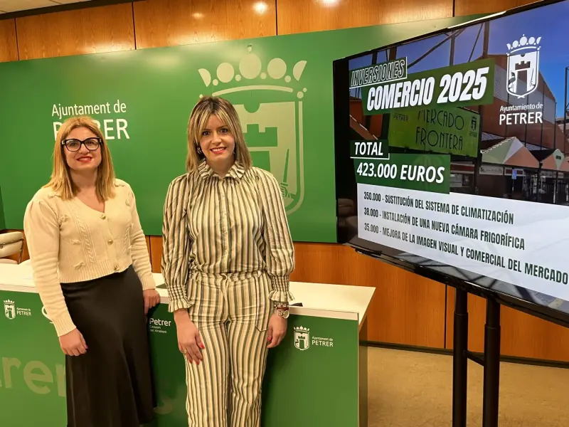 Petrer apuesta por la eficiencia energética en el Mercado de La Frontera con la sustitución integral del sistema de climatización