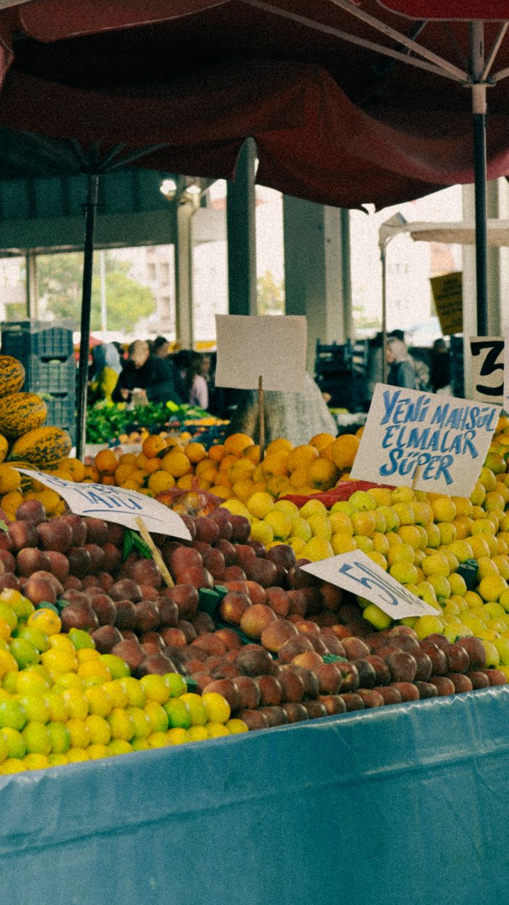 Comerciantes en el mercado