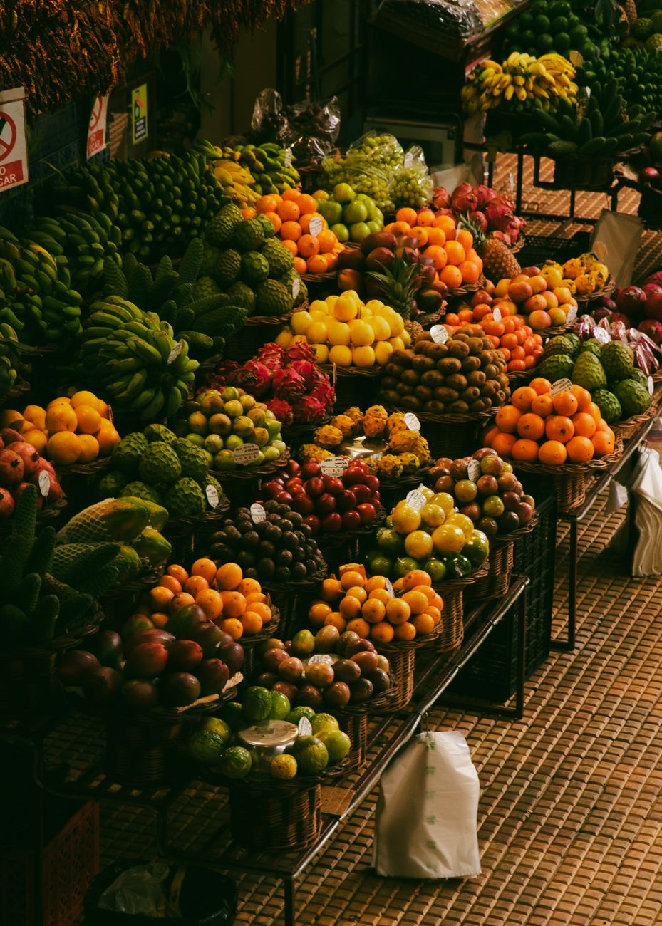 Comerciantes en el mercado