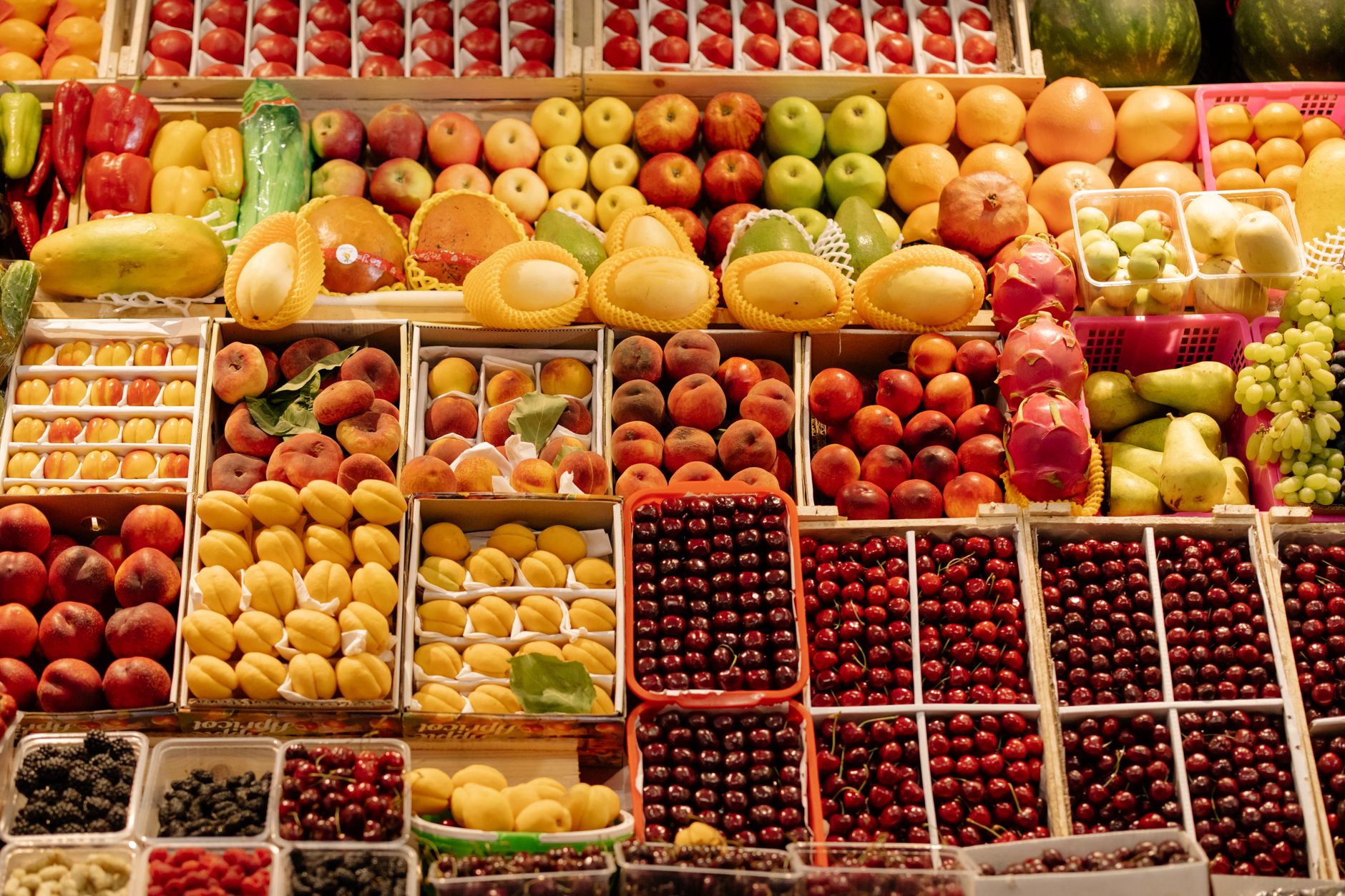 Comerciantes en el mercado