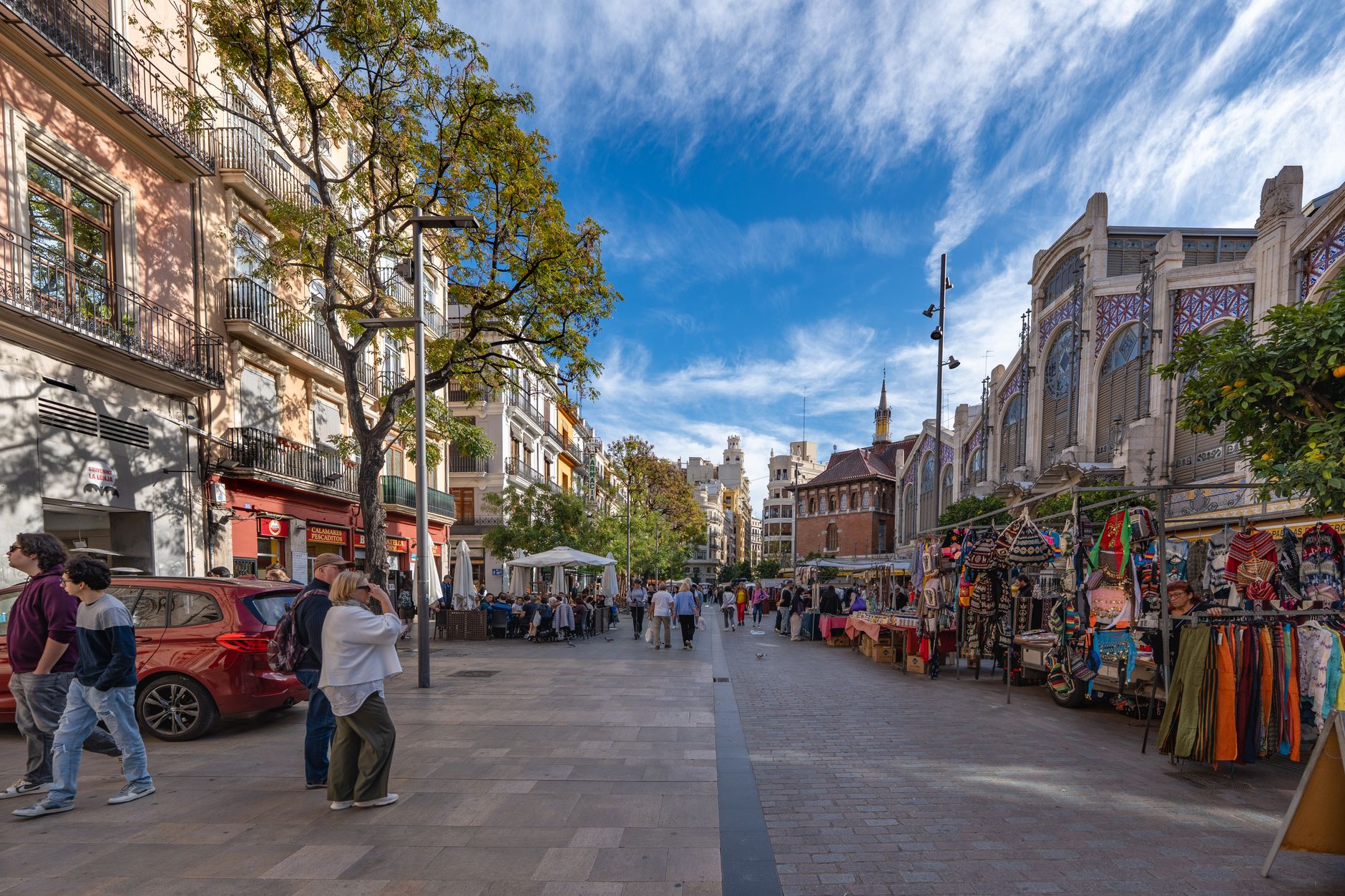 Mercat de plaça animada